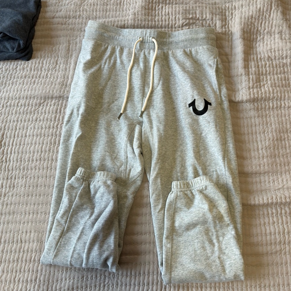 True Religion Gray Joggers Small